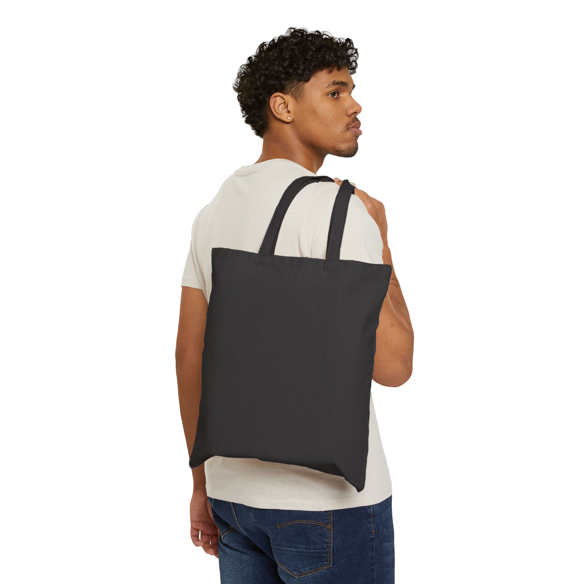 Tote Bag — 'Build a bridge and JUMP over it!' Horse Jumping Canvas Tote