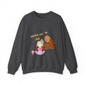 Horses and Chill Crewneck Sweatshirt — Cute Girl & Horse Graphic