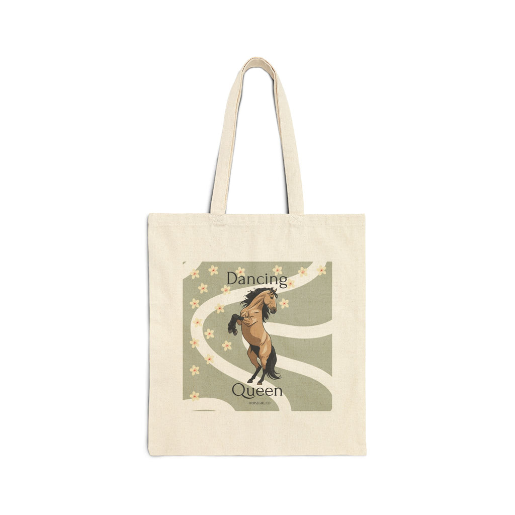 Dancing Queen Horse Canvas Tote Bag