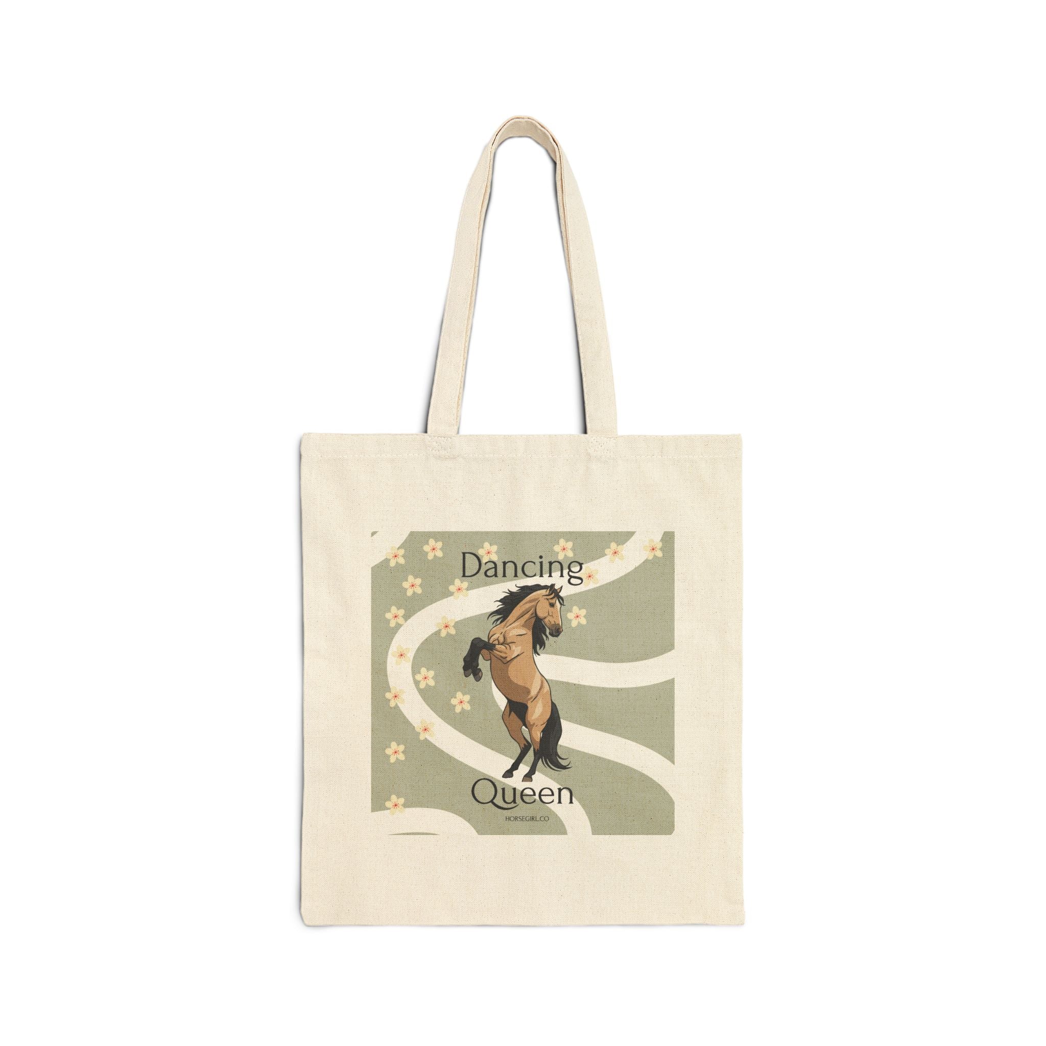 Dancing Queen Horse Canvas Tote Bag