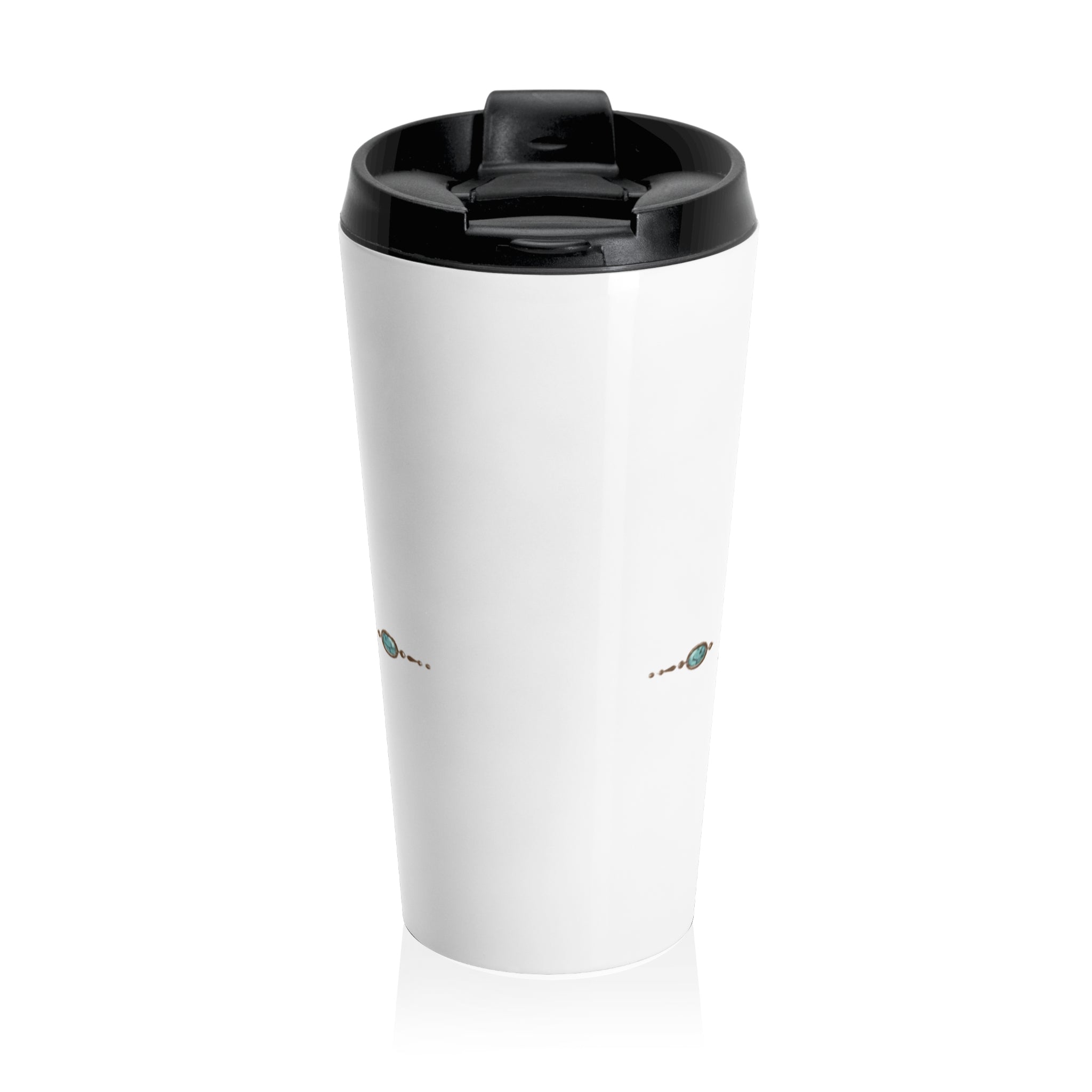 Horsegirl Stainless Steel Travel Mug — Horse Head Logo Insulated Coffee Tumbler