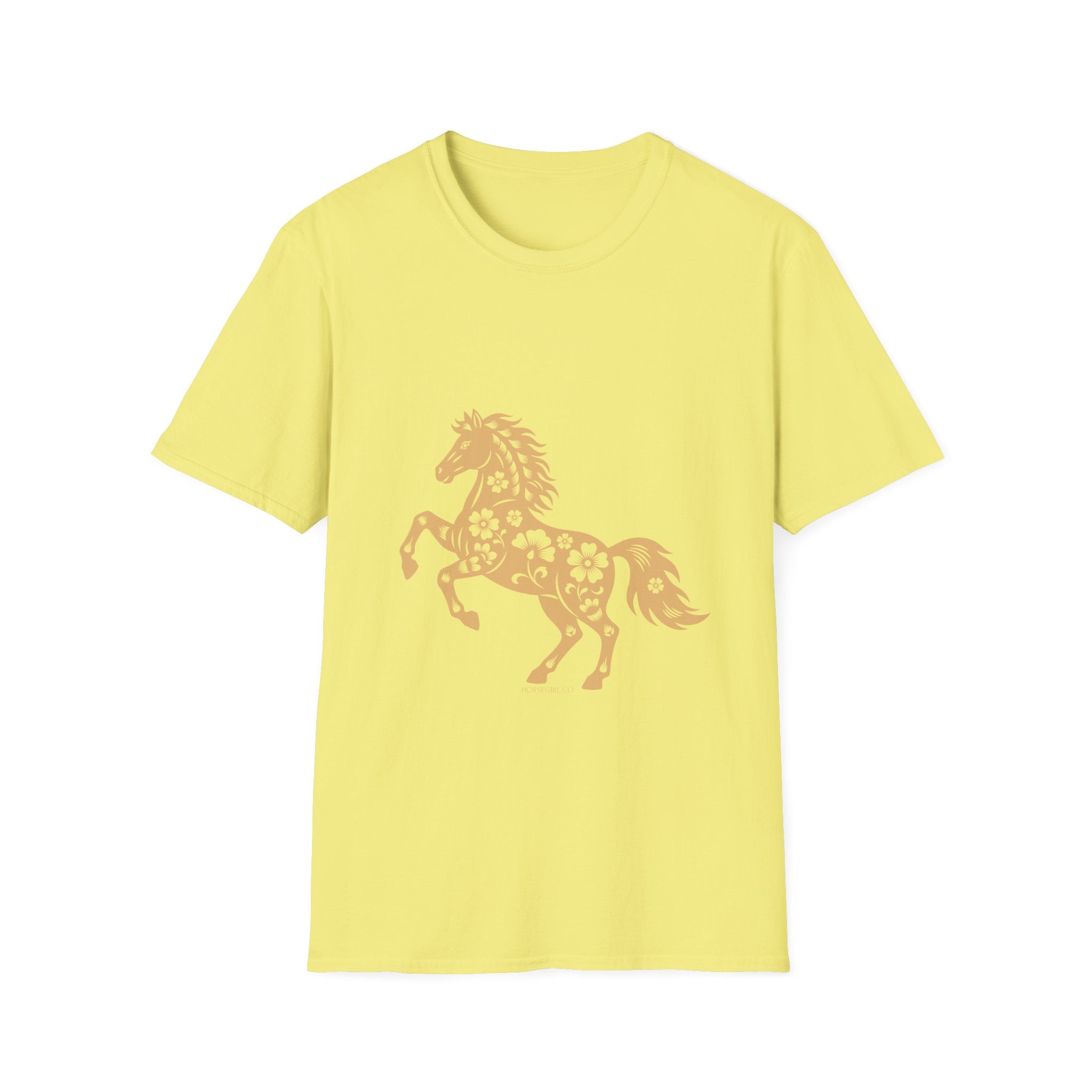 Horse Floral Graphic T-Shirt — Boho Floral Horse Tee