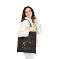 Canvas Tote — "Onwards & Upwards" Gold Horse Inspirational Shopper