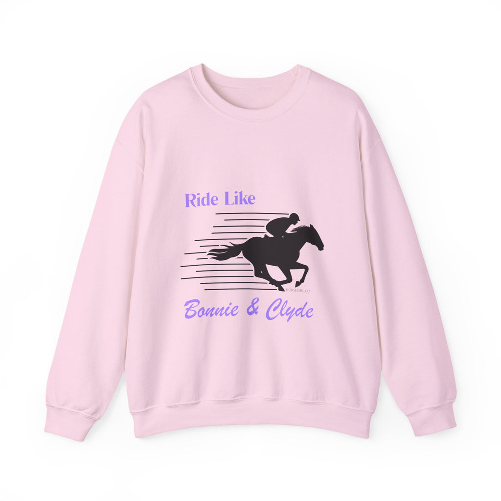 Ride Like Bonnie & Clyde Horse Riding Sweatshirt for Women