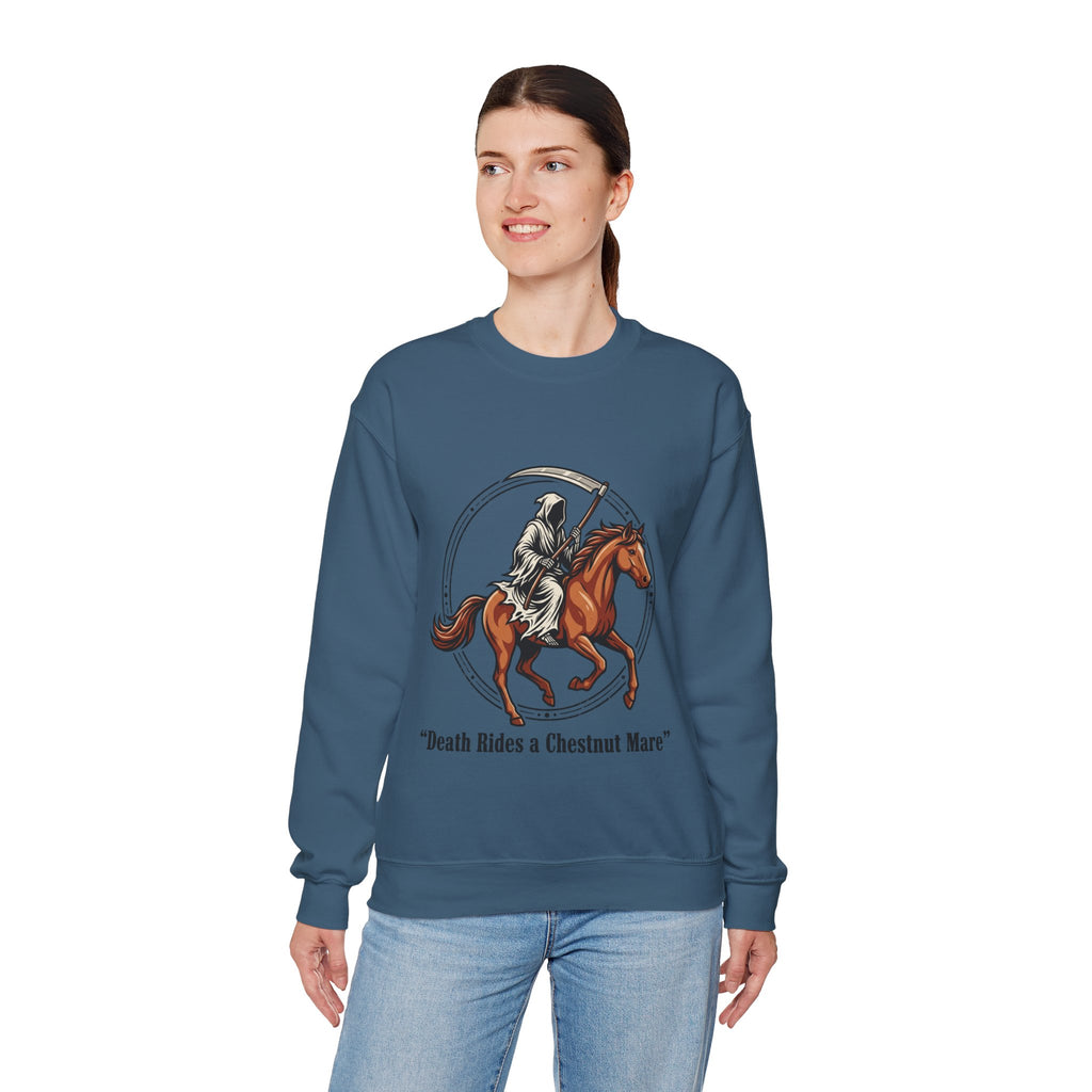 Death Rides a Chestnut Mare Sweatshirt