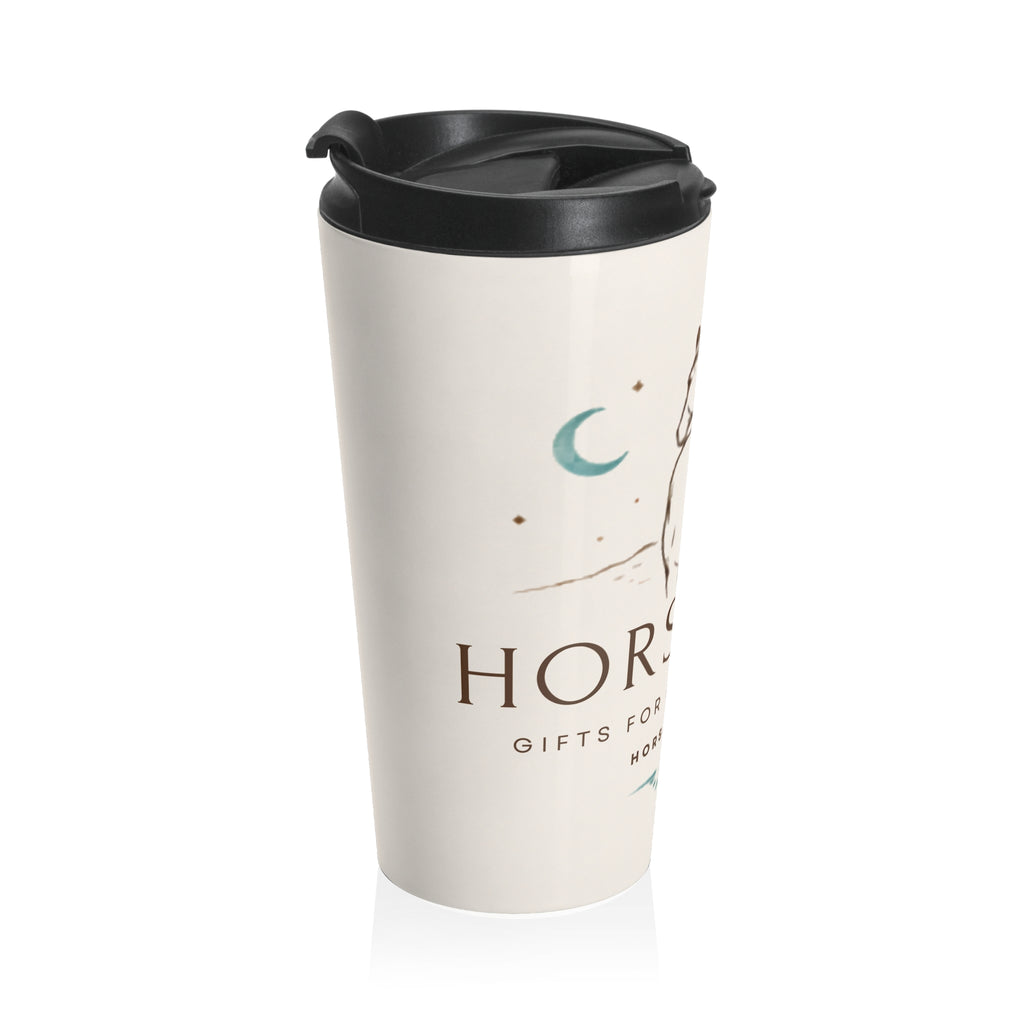 Horsegirl Stainless Steel Travel Mug — Horse Lover Travel Tumbler