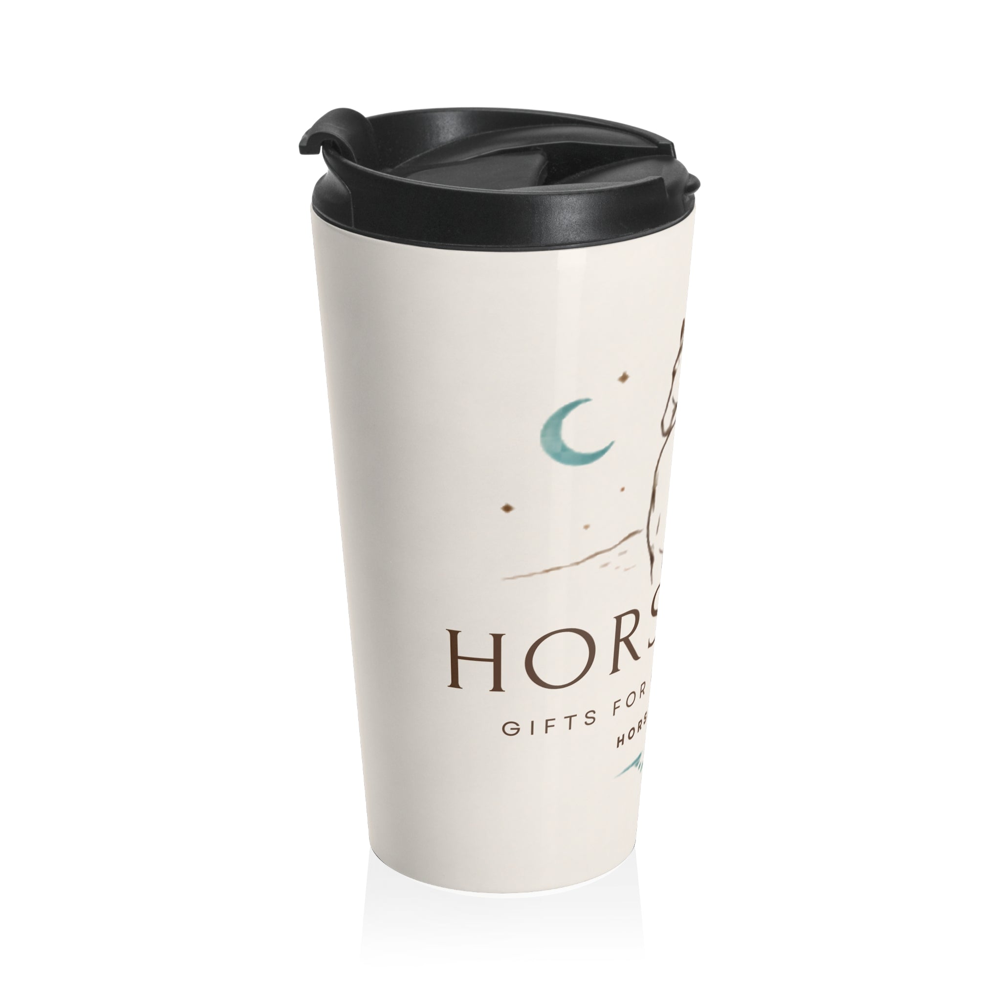 Horsegirl Stainless Steel Travel Mug — Horse Lover Travel Tumbler