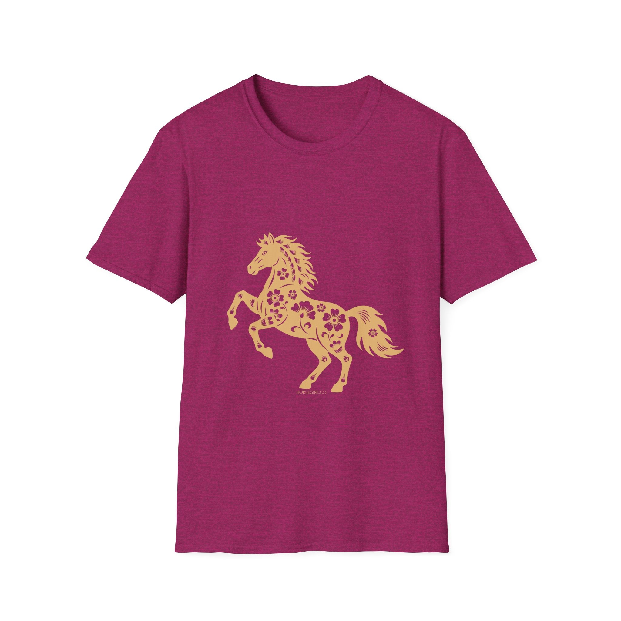 Horse Floral Graphic T-Shirt — Boho Floral Horse Tee