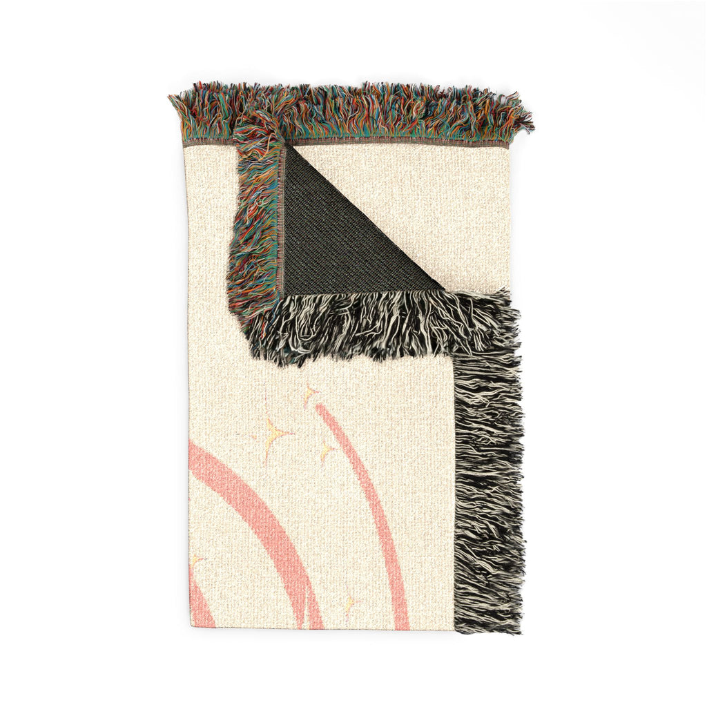 Black Stallion Woven Blanket — Stylish Throw Rug