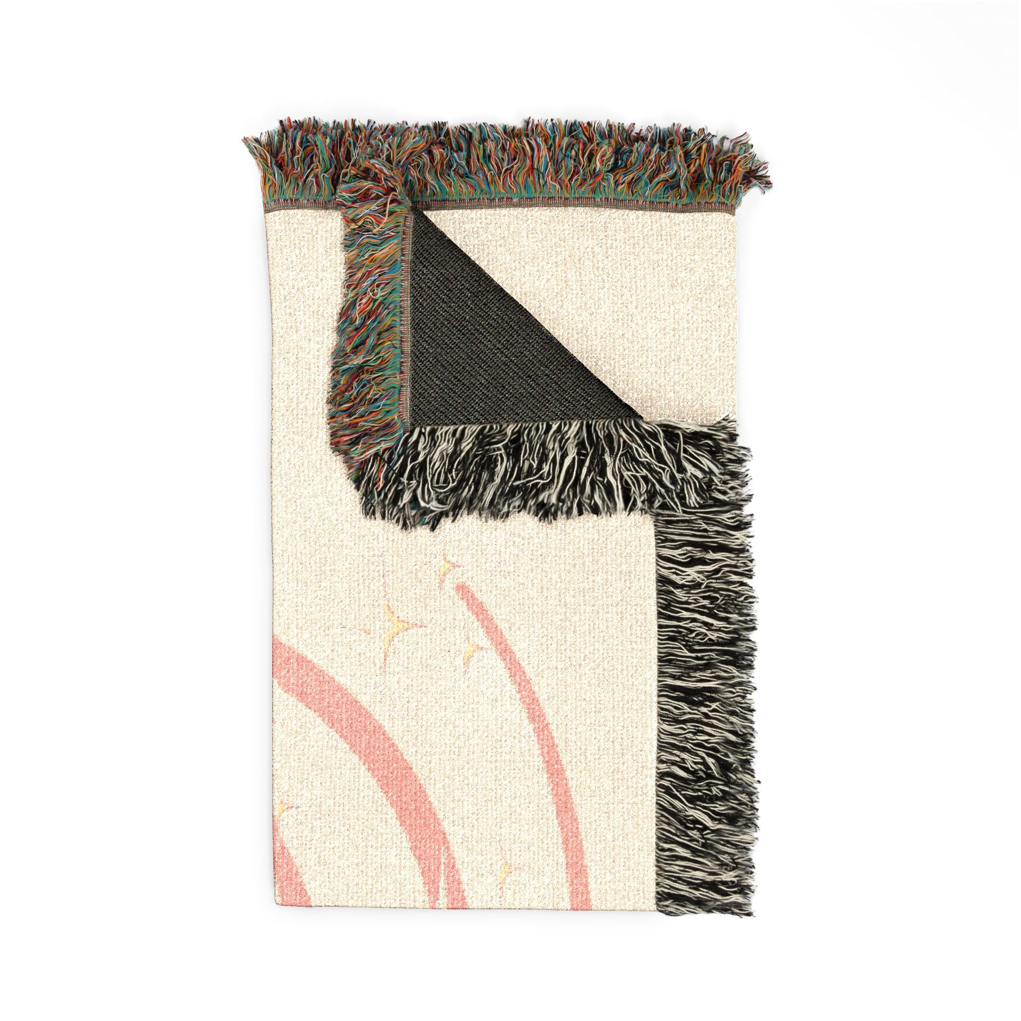 Black Stallion Woven Blanket — Stylish Throw Rug