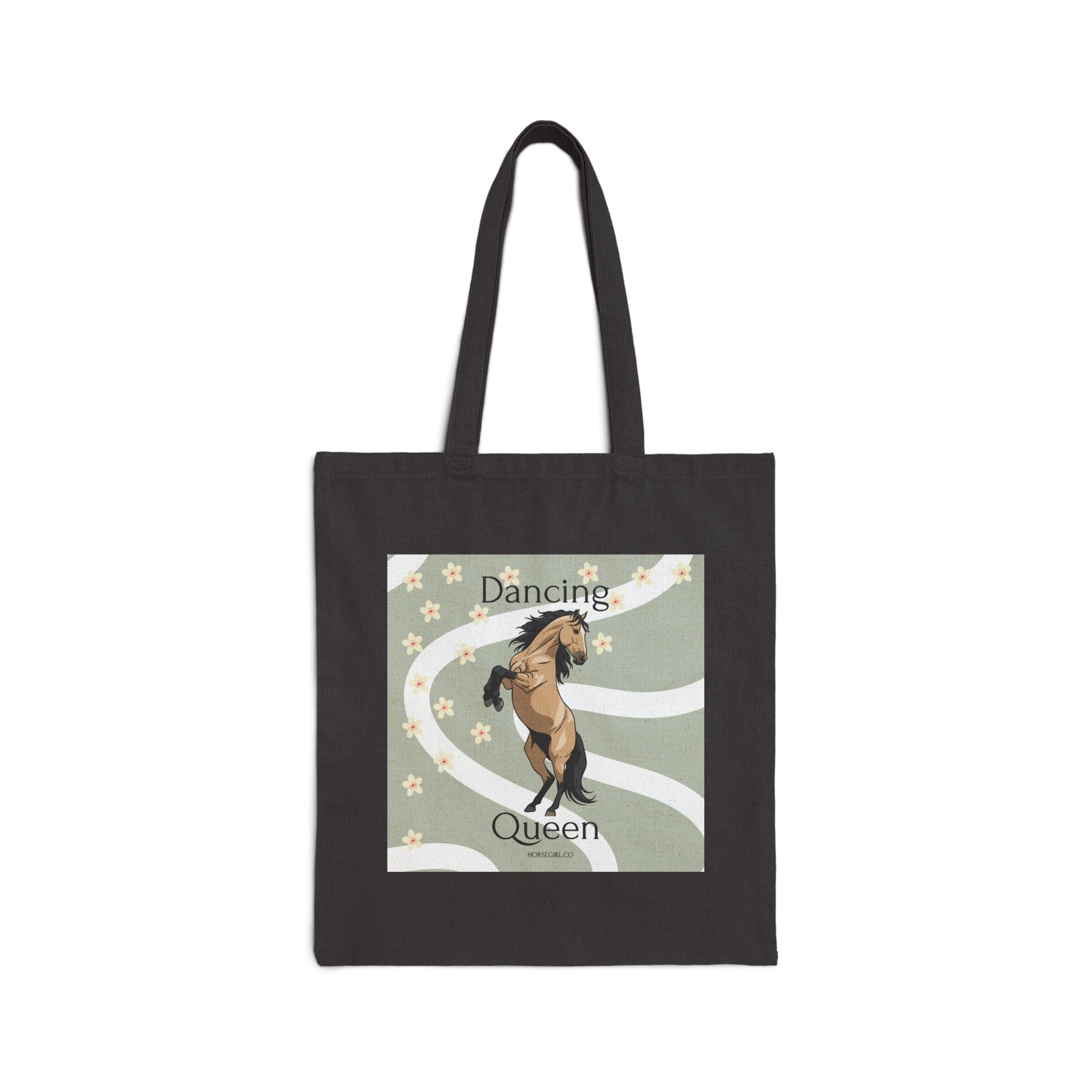 Dancing Queen Horse Canvas Tote Bag