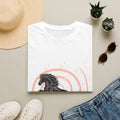 Black Horse Graphic T-Shirt — Majestic Stallion Retro Circle Design