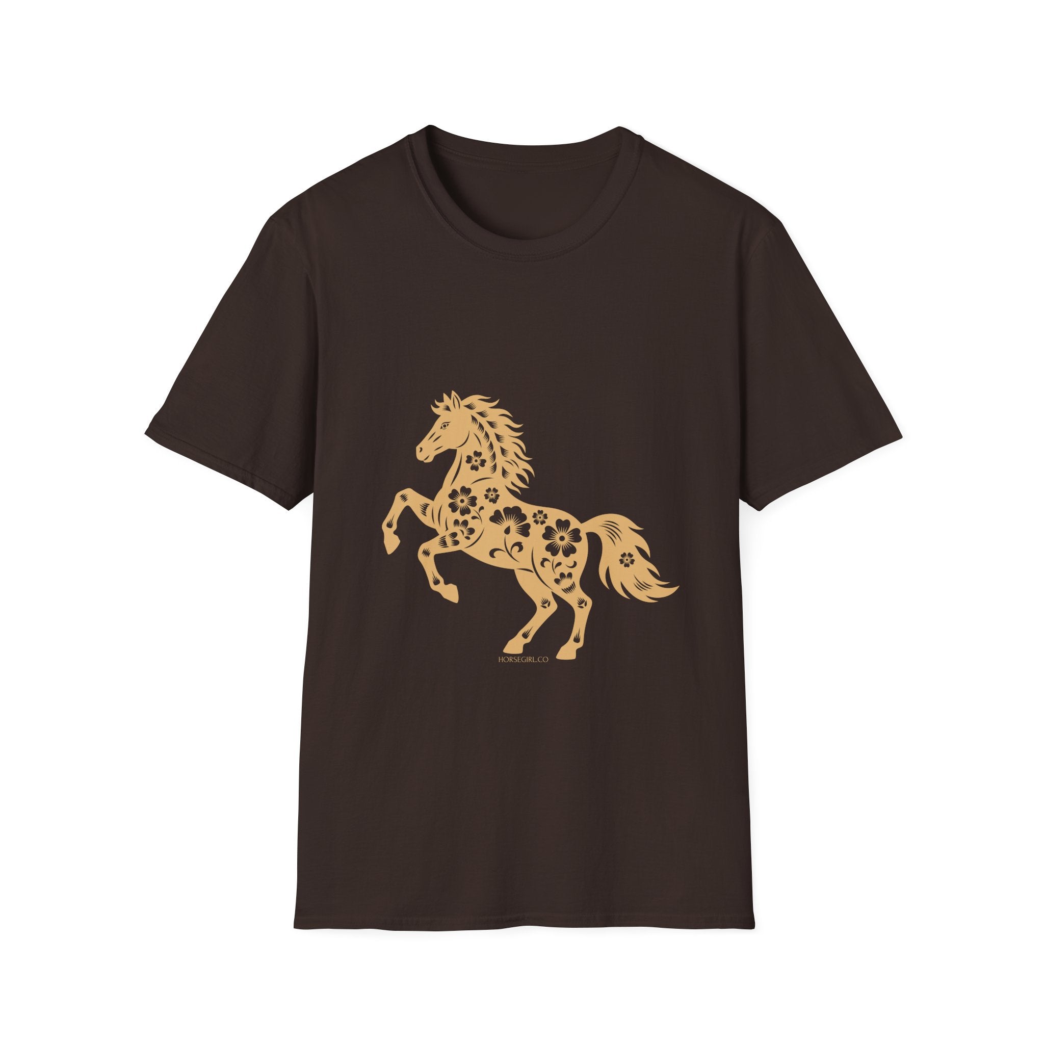 Horse Floral Graphic T-Shirt — Boho Floral Horse Tee