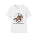 Death Rides a Chestnut Mare T-Shirt — Grim Reaper Horse T Shirt for Women