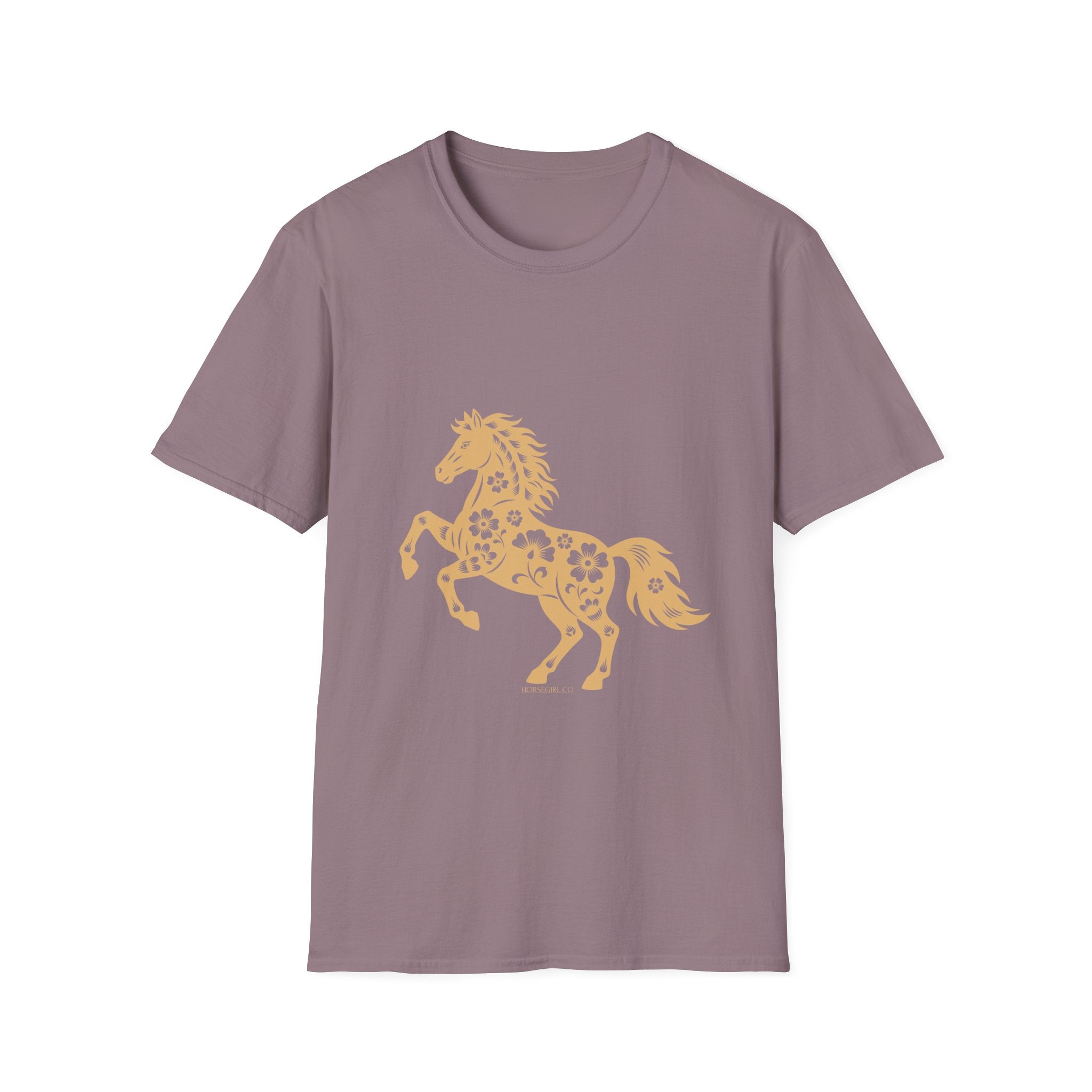 Horse Floral Graphic T-Shirt — Boho Floral Horse Tee