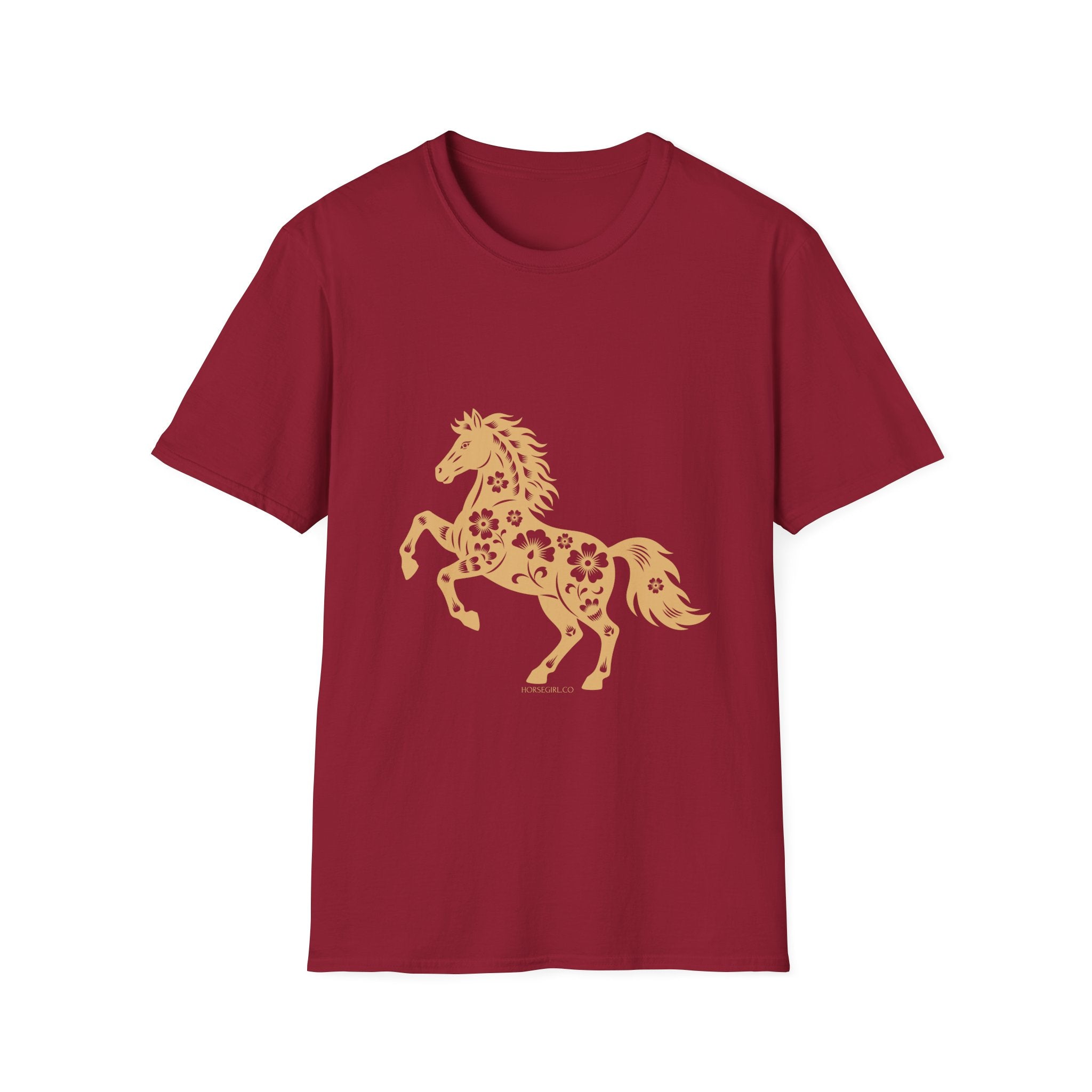 Horse Floral Graphic T-Shirt — Boho Floral Horse Tee