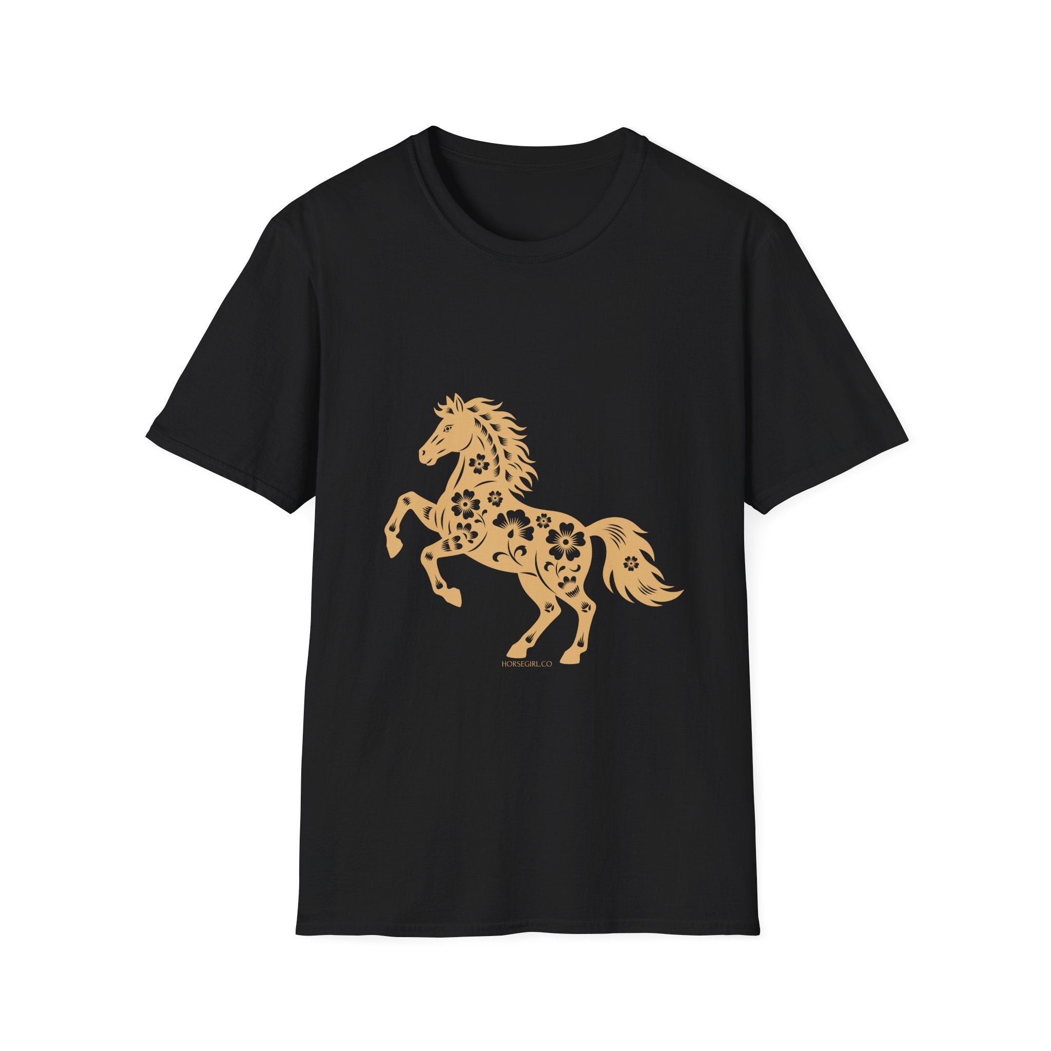 Horse Floral Graphic T-Shirt — Boho Floral Horse Tee