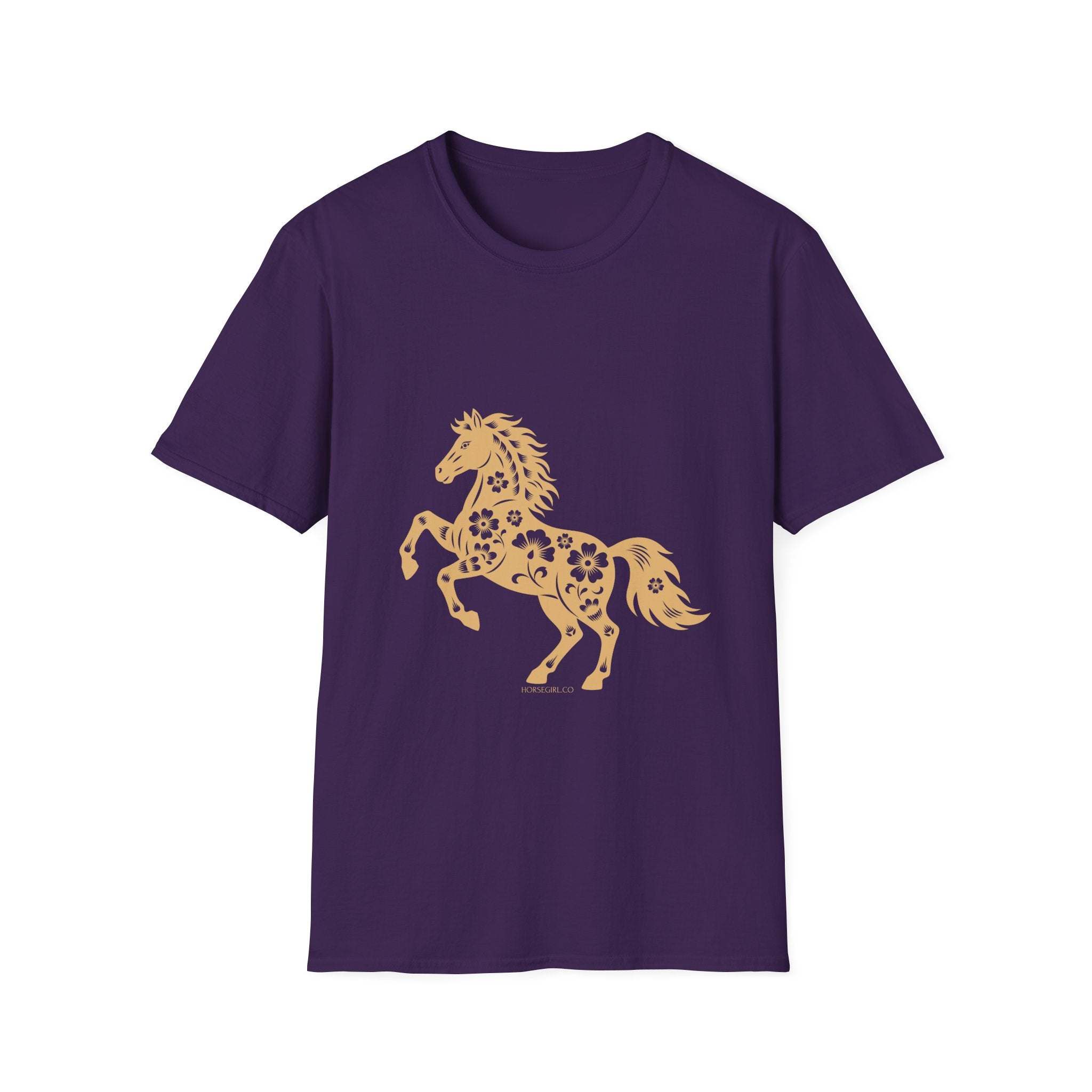 Horse Floral Graphic T-Shirt — Boho Floral Horse Tee