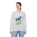 Carousel Horse Sweatshirt — "Gateway to Happiness" Graphic Crewneck