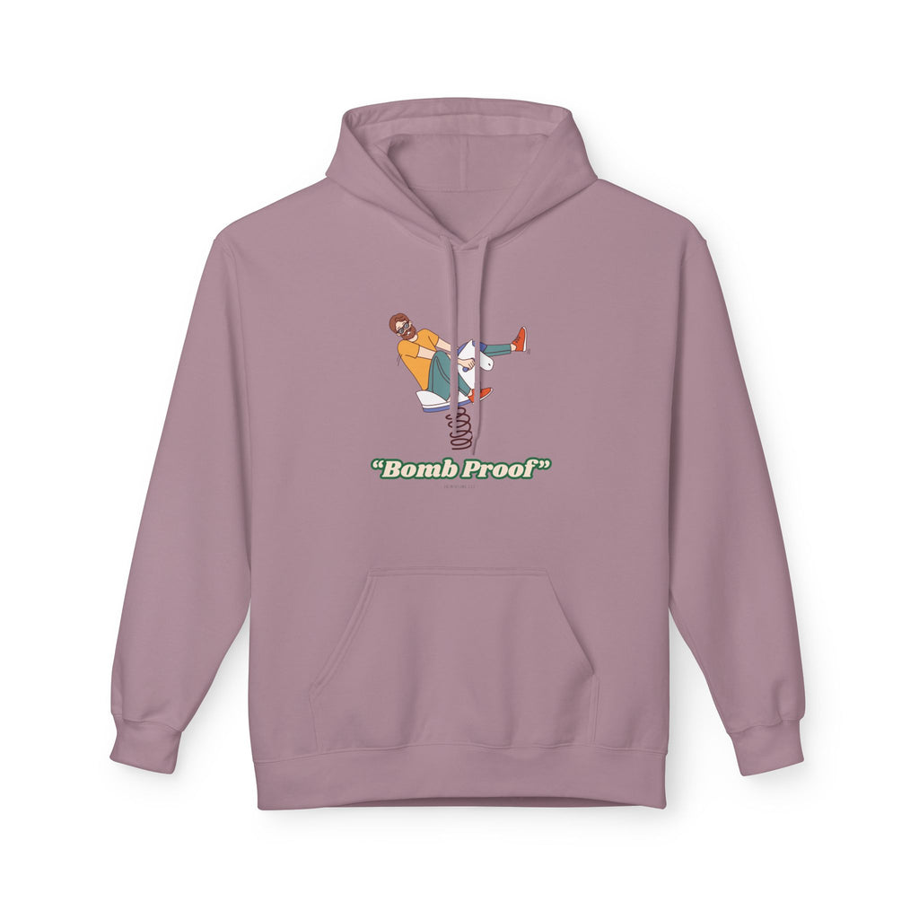 Horse Riding Hoodie — "Bomb Proof" Pony - Retro Skate Graphic Hoodie
