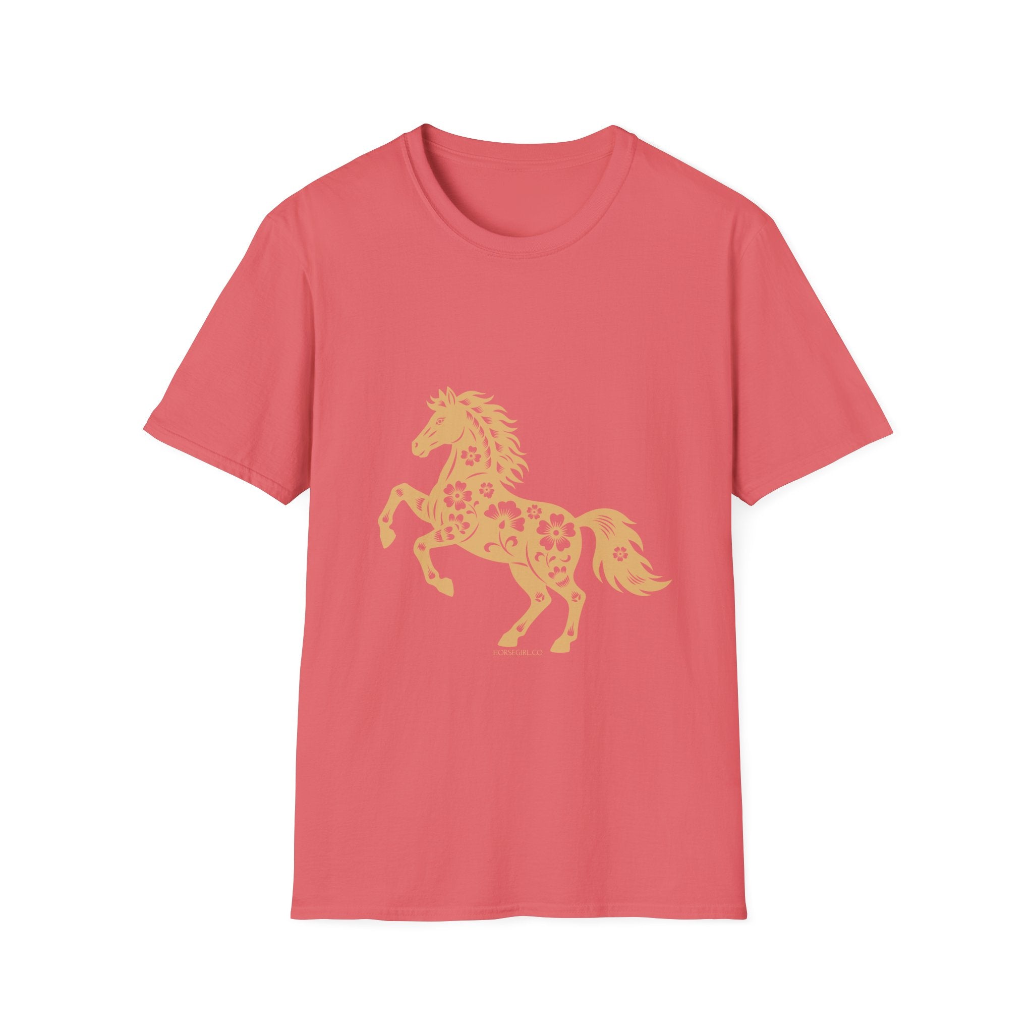 Horse Floral Graphic T-Shirt — Boho Floral Horse Tee