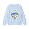 Crewneck Sweatshirt — "My Horse Lives Better Than Me"  Horseshoe Graphic