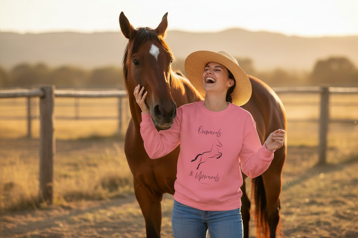 Landscape Coral Sweatshirt Lifestyle